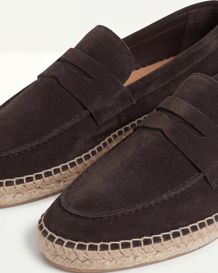 Espadrilles Coffee Suède Riviera