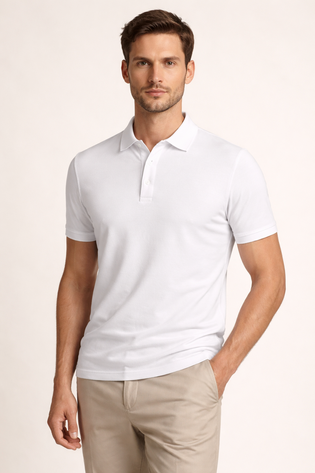 Polo Raffinata Blanche