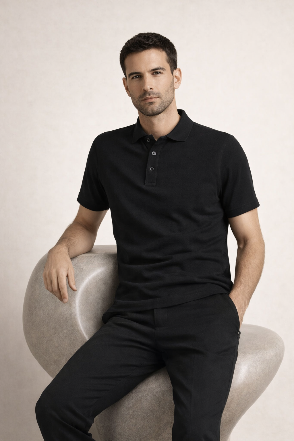 Polo Raffinata Noire