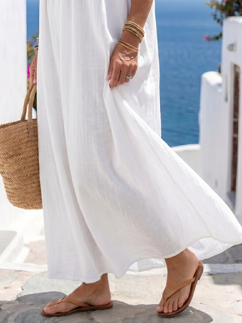 Keira | Robe Maxi Naturelle