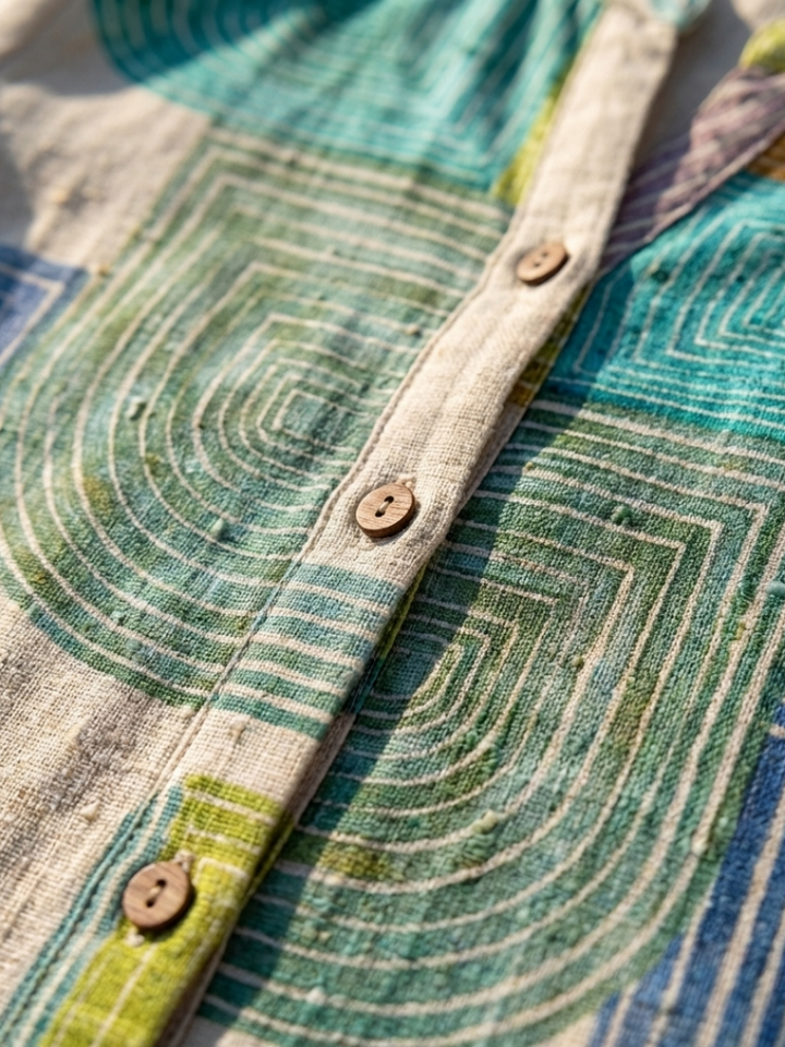 Fenella | Robe à Encolure en V à Manches Courtes Longueur Genou