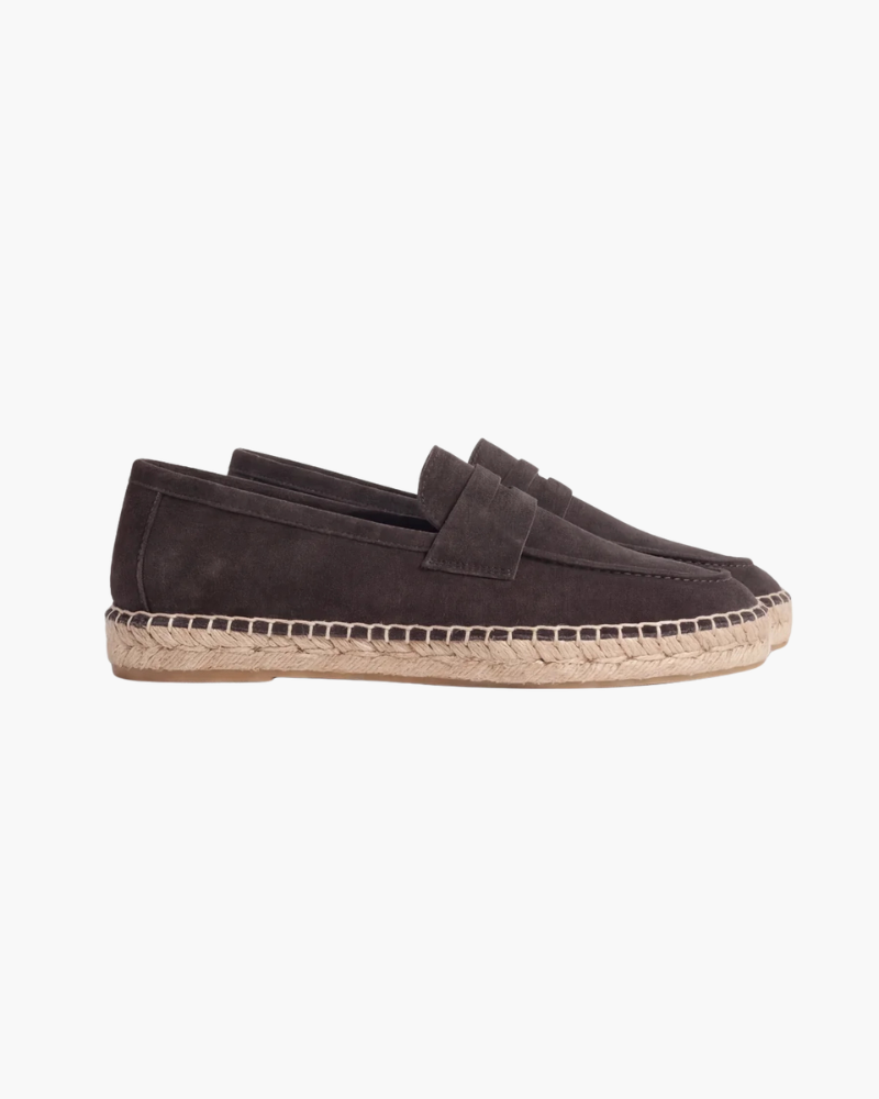 Espadrilles Coffee Suède Riviera