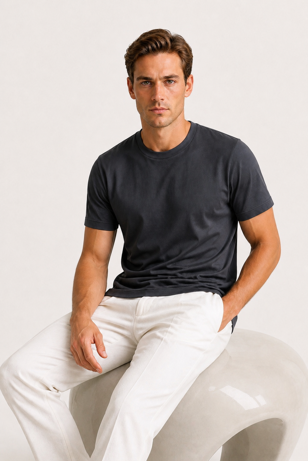 T-shirt Azuro Grigio