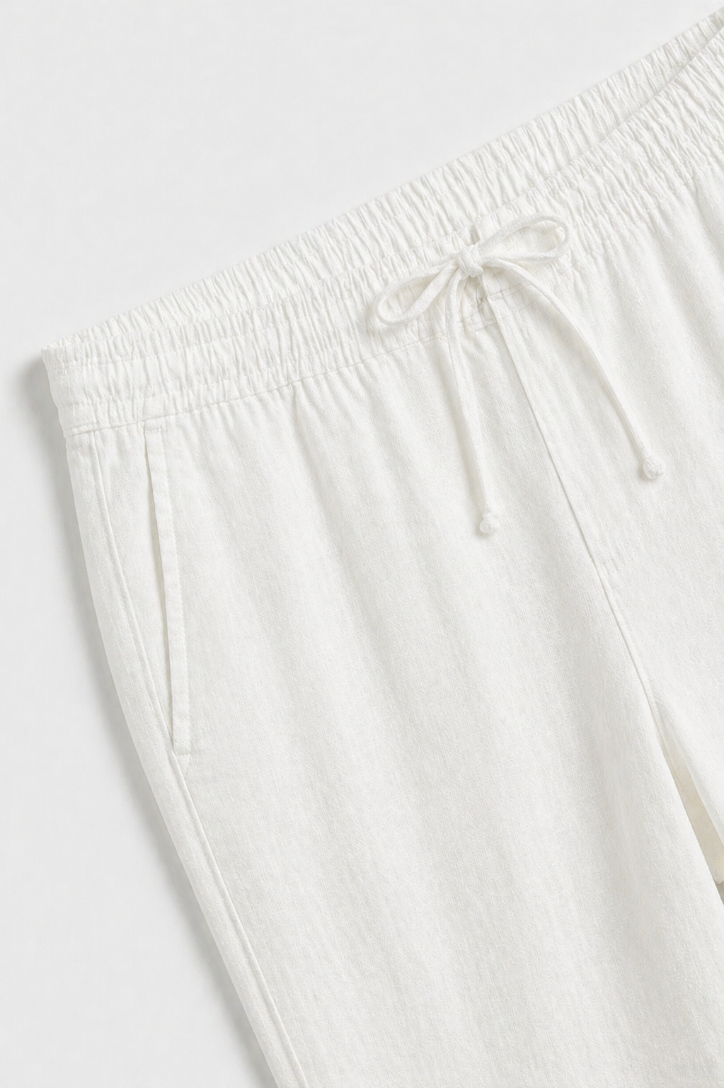 Pantalons en Lin Bayside Blancs