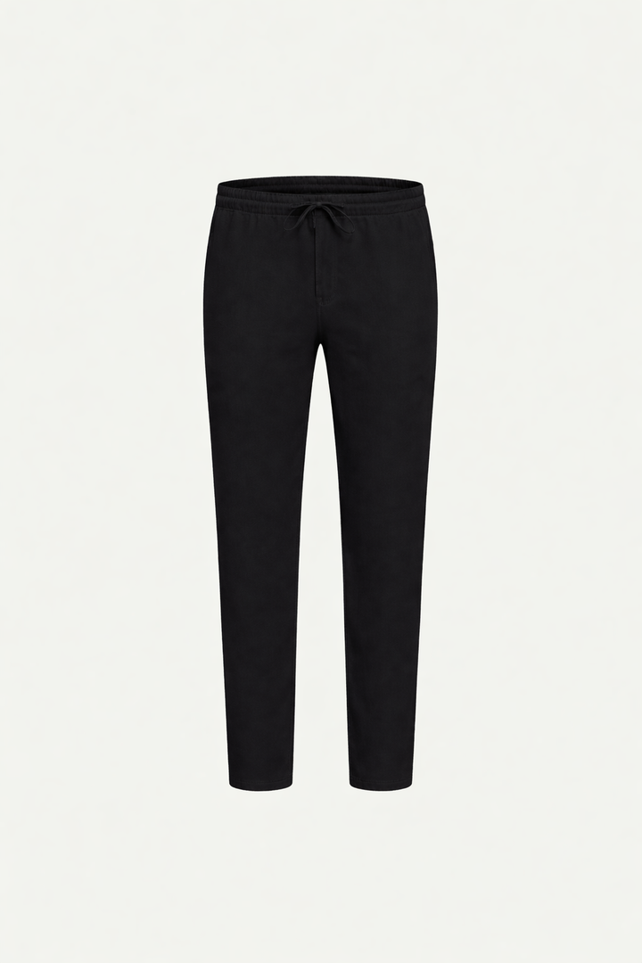 Pantalons Bayside en Lin Noir