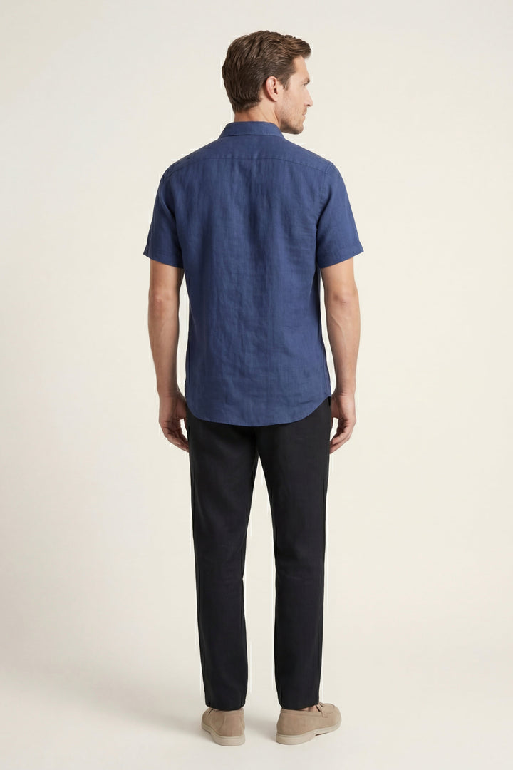 Ensemble en Lino Trento Bleu/Nero