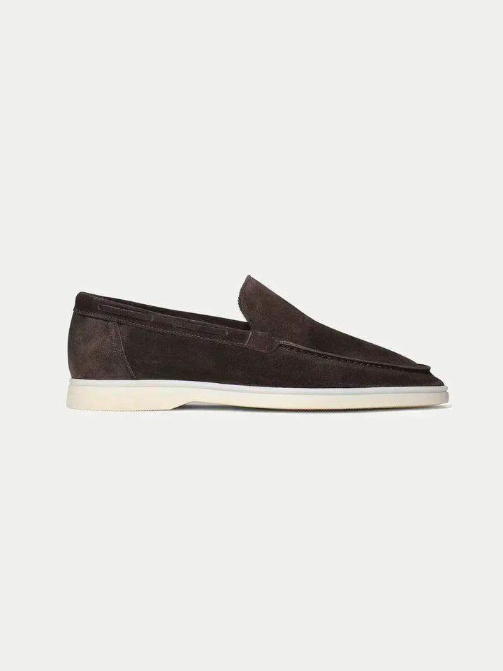 Mocassin Classique en Cuir Suédé Marron
