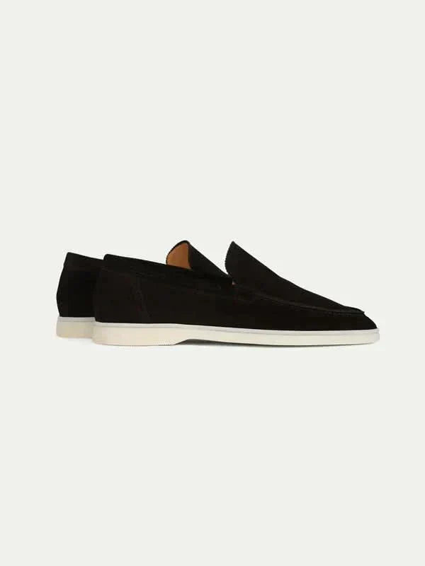 Mocassin Classique en Cuir Suédé Noir
