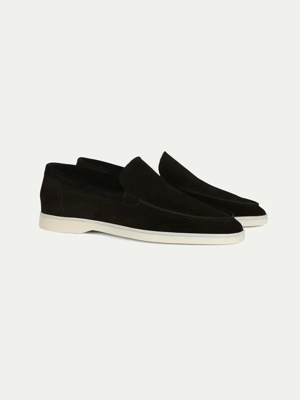 Mocassin Classique en Cuir Suédé Noir
