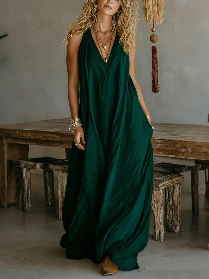 Luna | Robe Maxi en Lin Sans Effort
