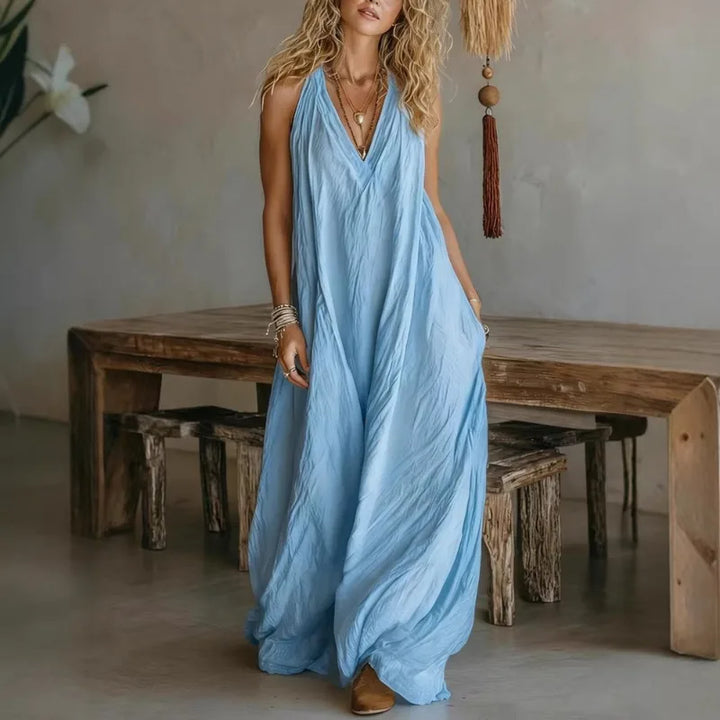 Luna | Robe Maxi en Lin Sans Effort