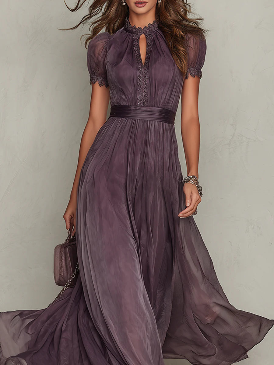 Flavia | Robe Violette Élégante Zara