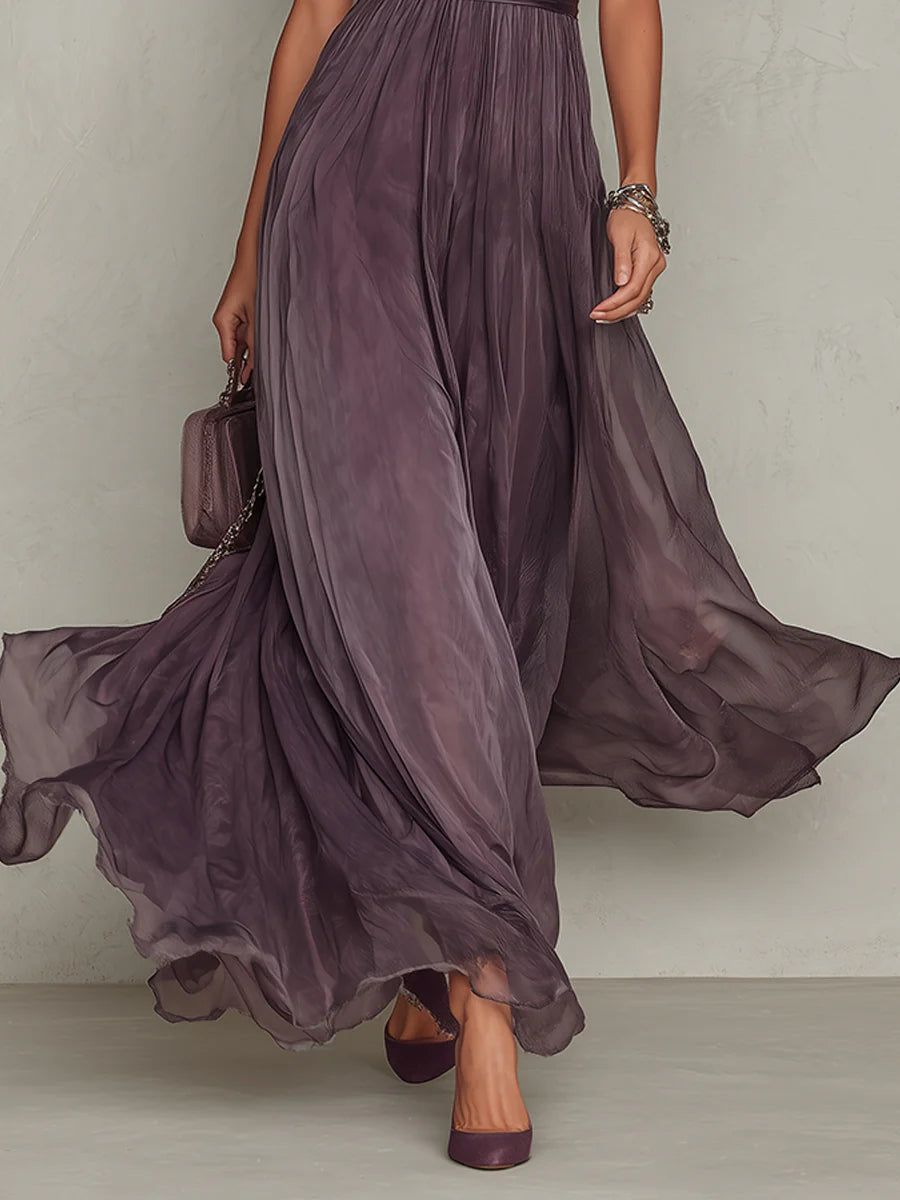 Flavia | Robe Violette Élégante Zara