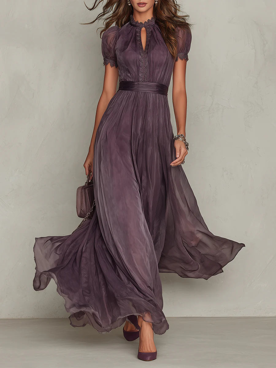 Flavia | Robe Violette Élégante Zara