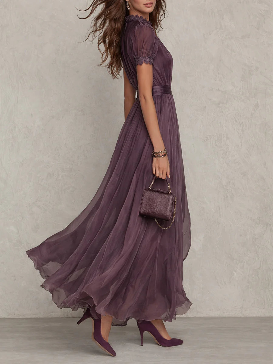 Flavia | Robe Violette Élégante Zara