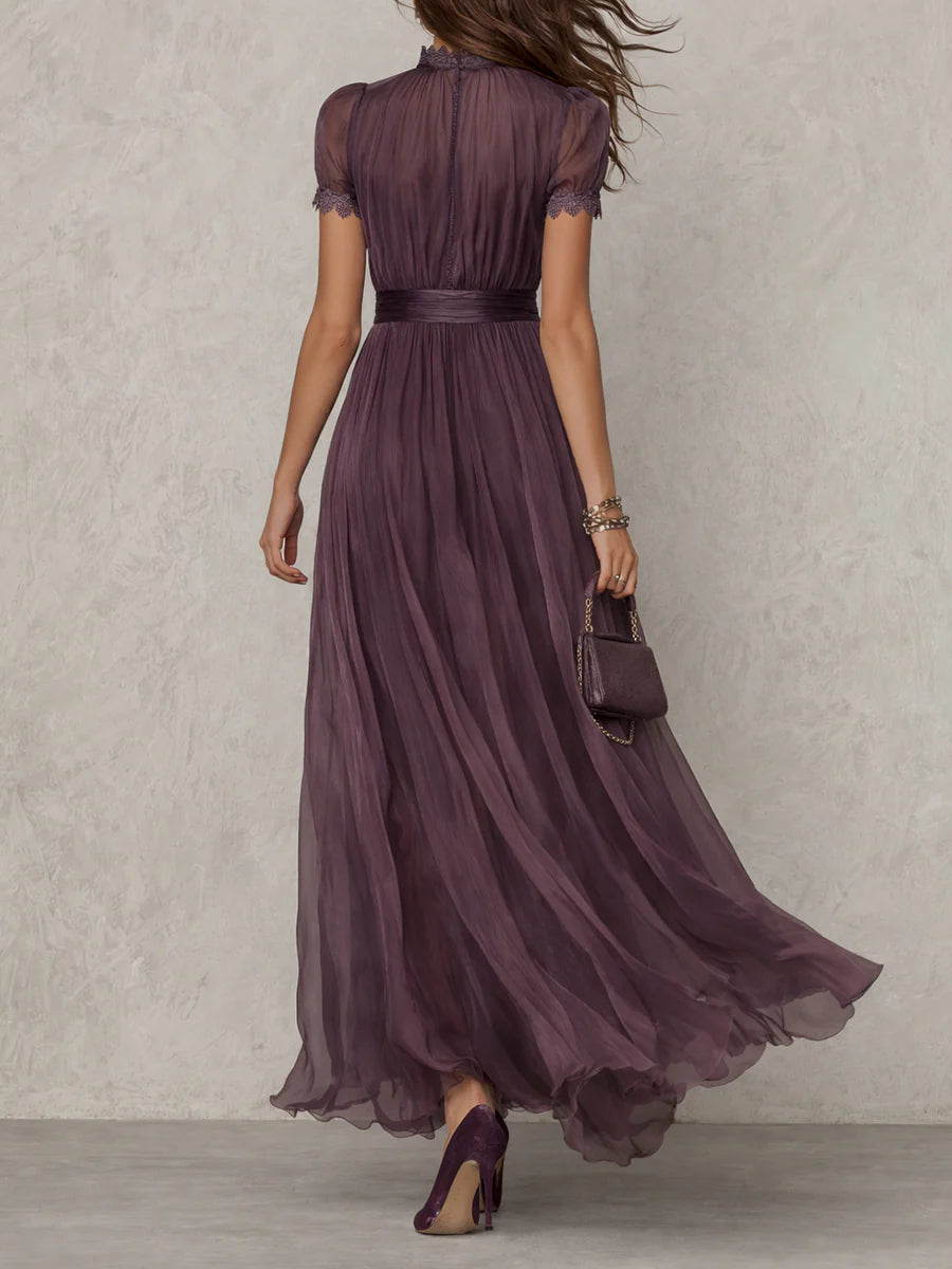 Flavia | Robe Violette Élégante Zara