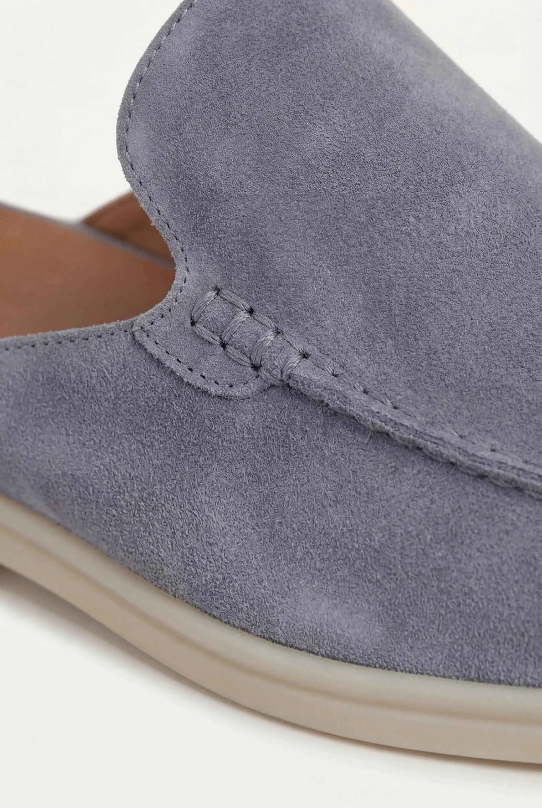 Mule Yacht en Suède Bleu Bébé