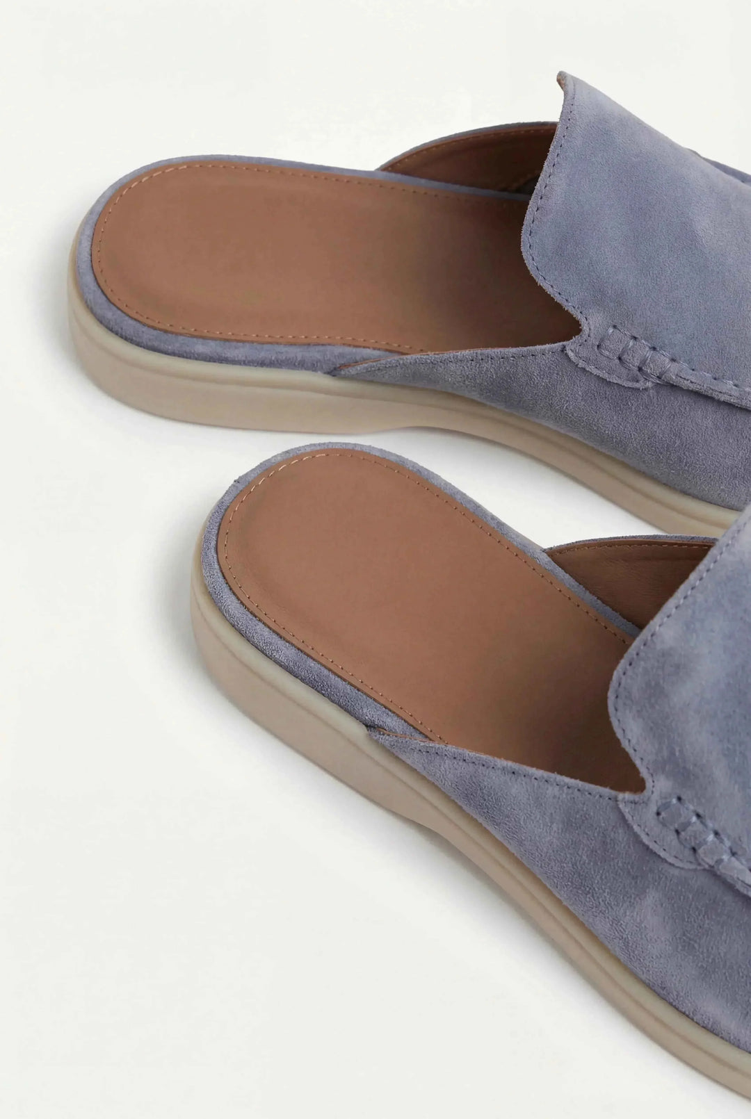 Mule Yacht en Suède Bleu Bébé