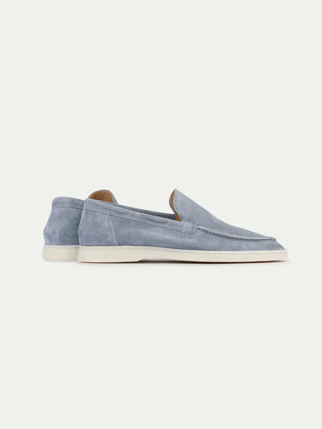 Mocassins Classiques en Suède Azzurro Baby