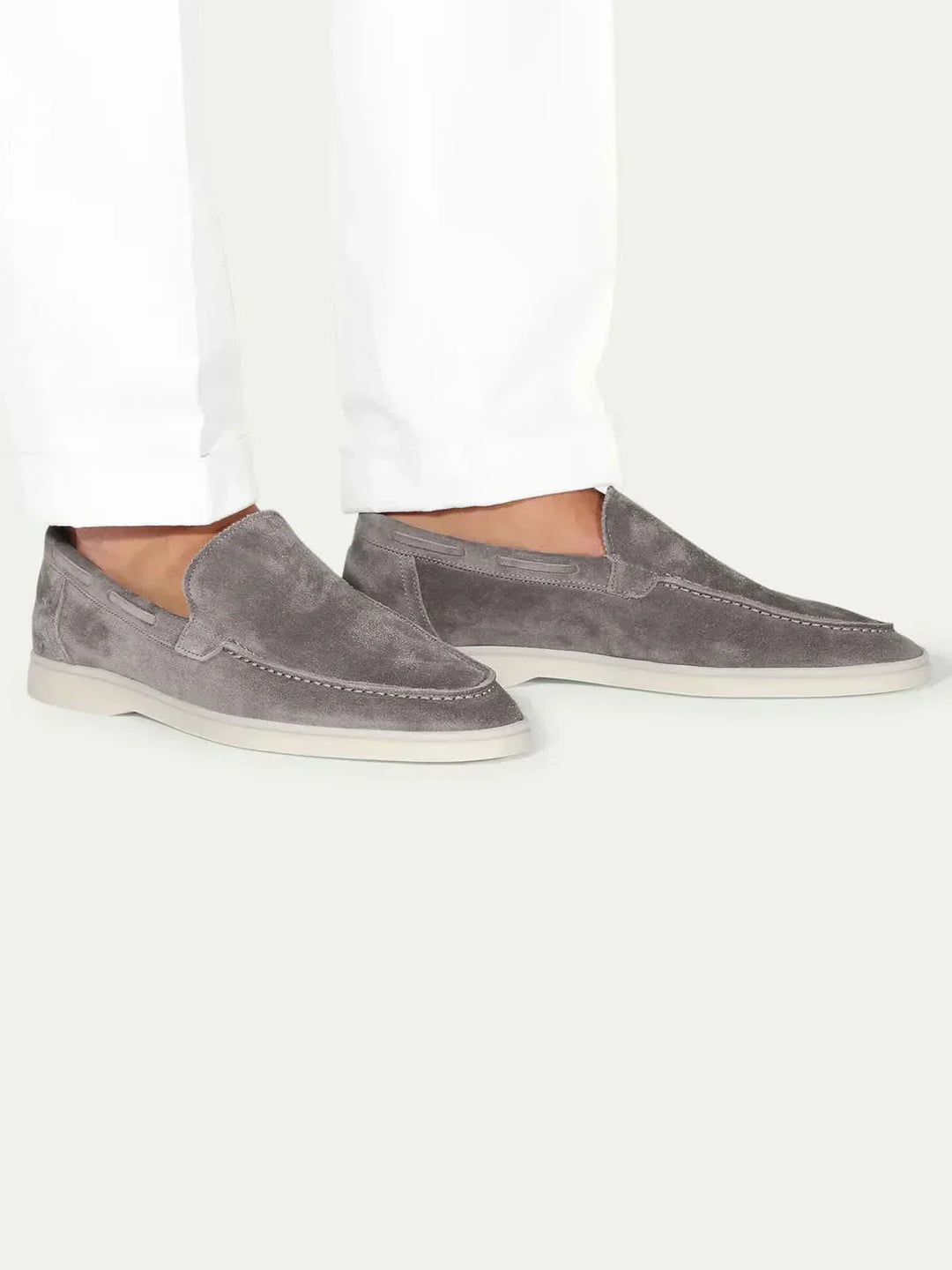 Mocassin Classique en Suède Grise