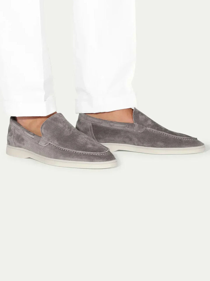 Mocassin Classique en Suède Grise