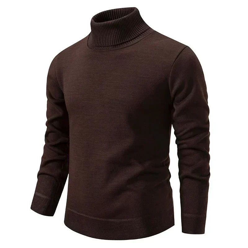 Franck | Élégant Pull Col Roulé