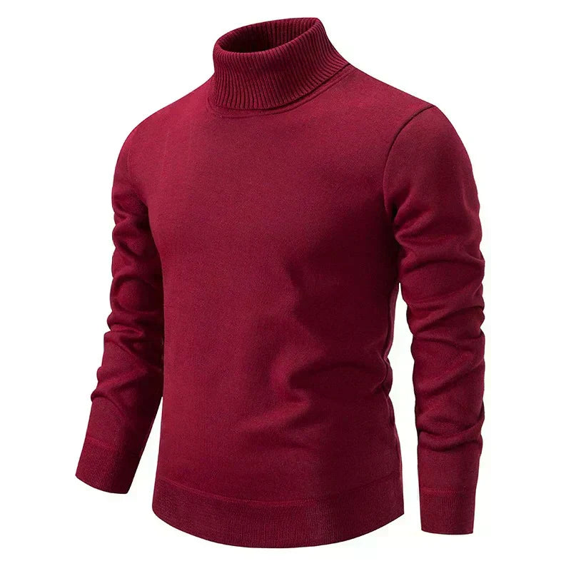 Franck | Élégant Pull Col Roulé